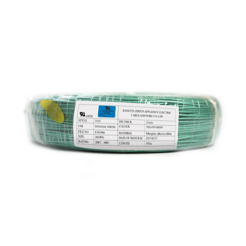 UL3122 7-Core Snáithín Gloine Frithsheasmhach in Ard-Teocht Sreang Silicone Braided 18awg UL3122 7-Core Snáithín Gloine Frithsheasmhach in Ard-Teocht Sreang Silicone Braided 18awg