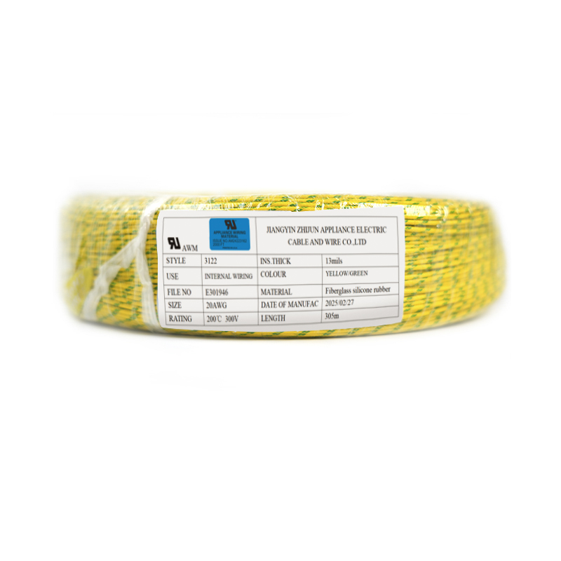 UL3122 7-Core Snáithín Gloine Frithsheasmhach in Ard-Teocht Sreang Silicone Braided 18awg UL3122 7-Core Snáithín Gloine Frithsheasmhach in Ard-Teocht Sreang Silicone Braided 18awg